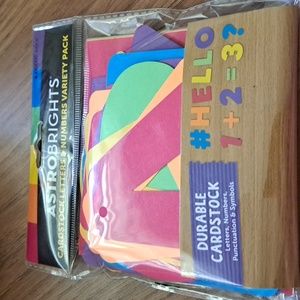 Letter & numbers cardstock/ BUNDLE ONLY 2or more items